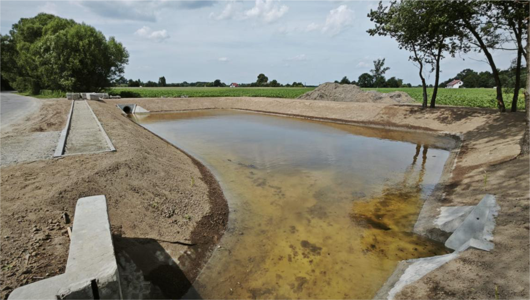 Modernizacja czterech zbiorników wodnych na terenie Gminy Jelcz-Laskowice