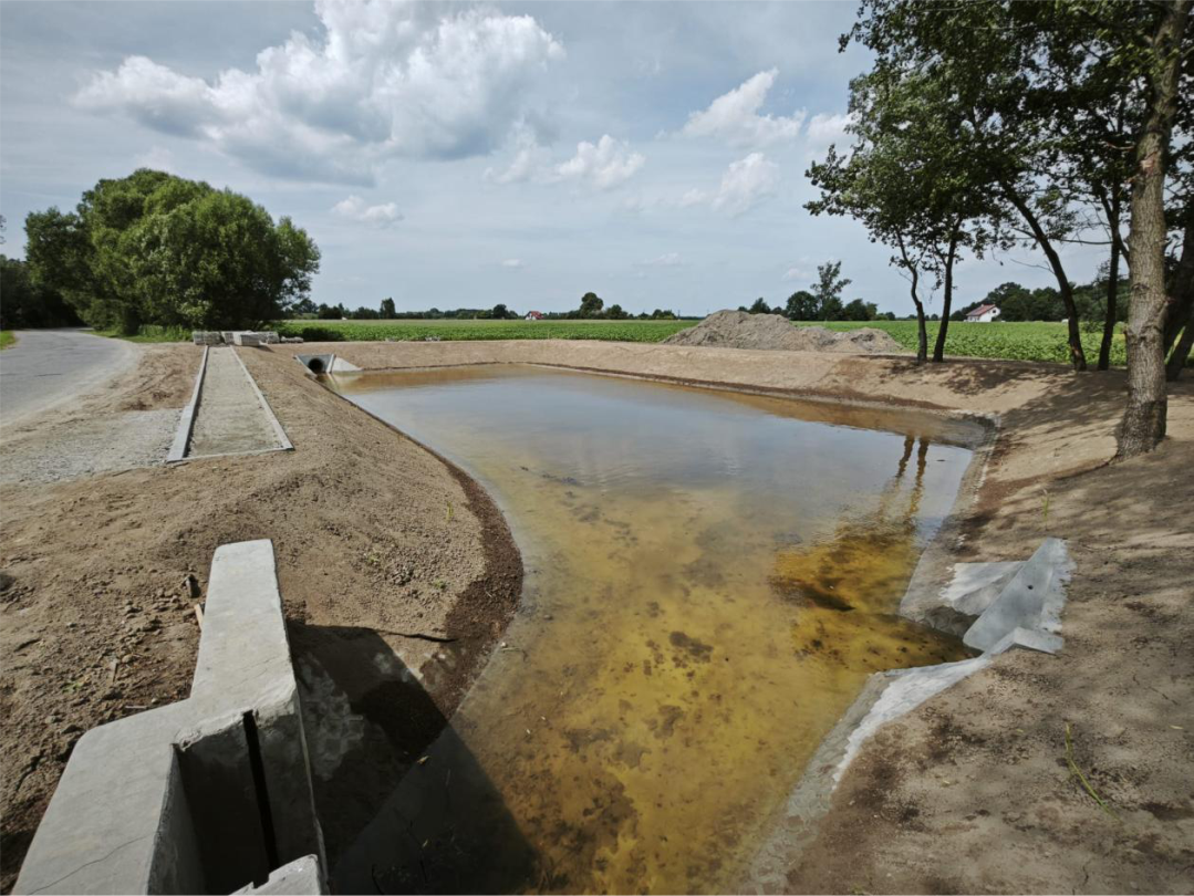 Modernizacja czterech zbiorników wodnych na terenie Gminy Jelcz-Laskowice