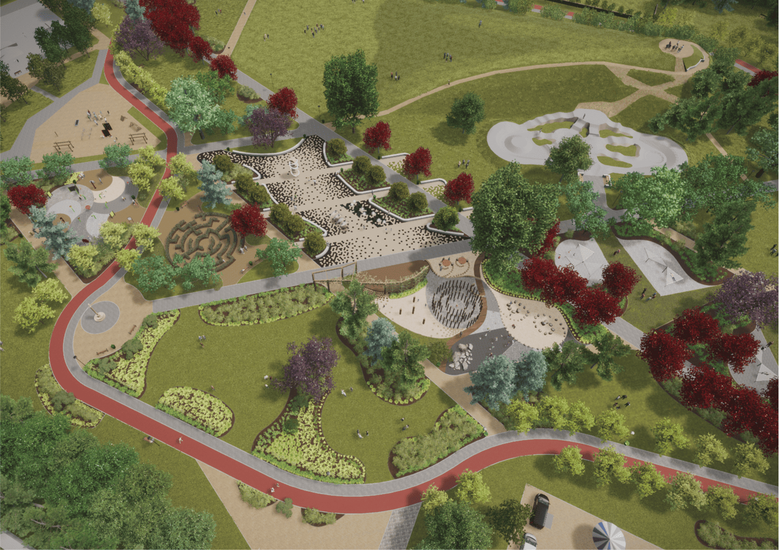 Park Europejski w Jelczu-Laskowicach