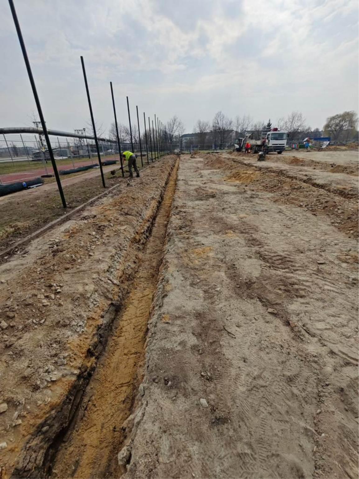 Przebudowa kompleksu boisk sportowych w Siechnicach - I etap