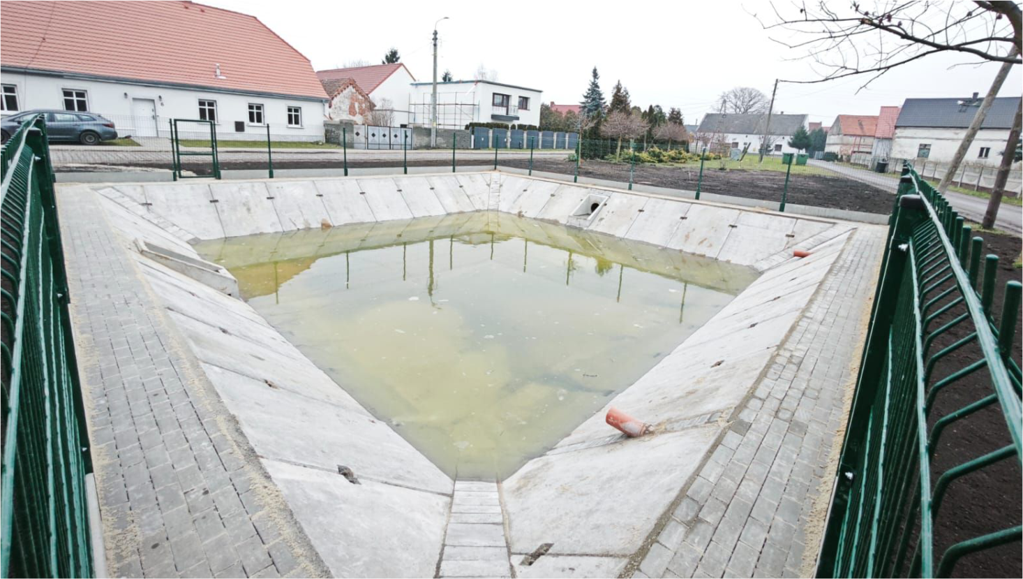 Remont zbiornika retencyjnego Jankowice