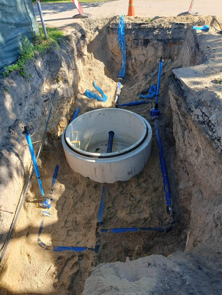 Sieć wodociągowa Oleśnica Mała - Owczary