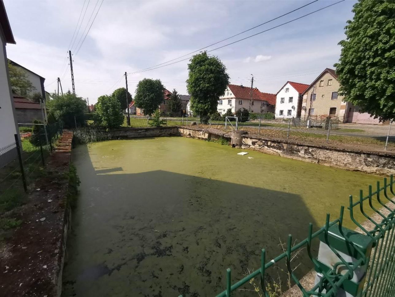 Przebudowa otwartego zbiornika retencyjnego w Niemilu